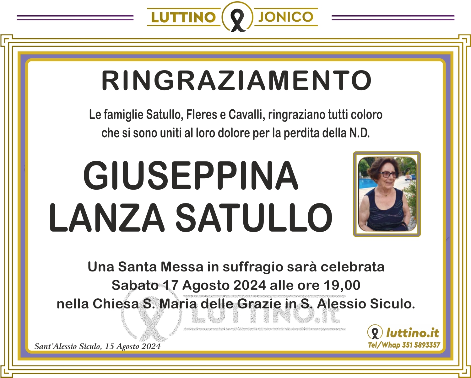 Giuseppina  Lanza Satullo